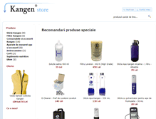 Tablet Screenshot of kangenstore.ro